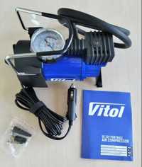 Автомобильный компрессор Vitol K-30, 37 л/мин, 150 Вт