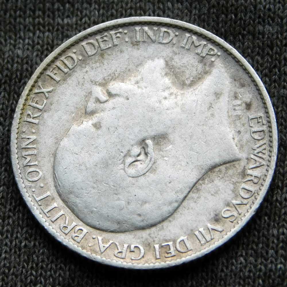 Монета - Великобританія - 6 пенсів 1909 - Edward VII - срібло
