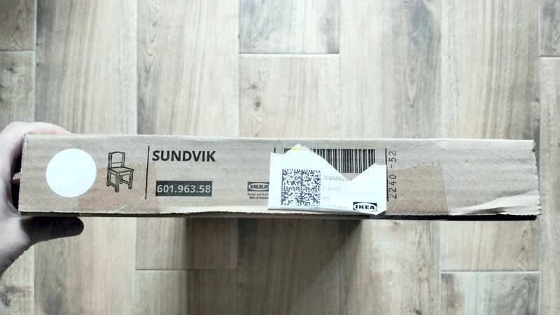 Nowe krzesełko Sundvik Ikea białe fabrycznie zapakowane