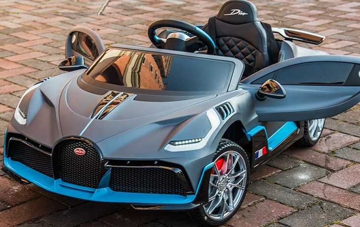 Pojazd na akumulator Bugatti Divo czerwony lakier
