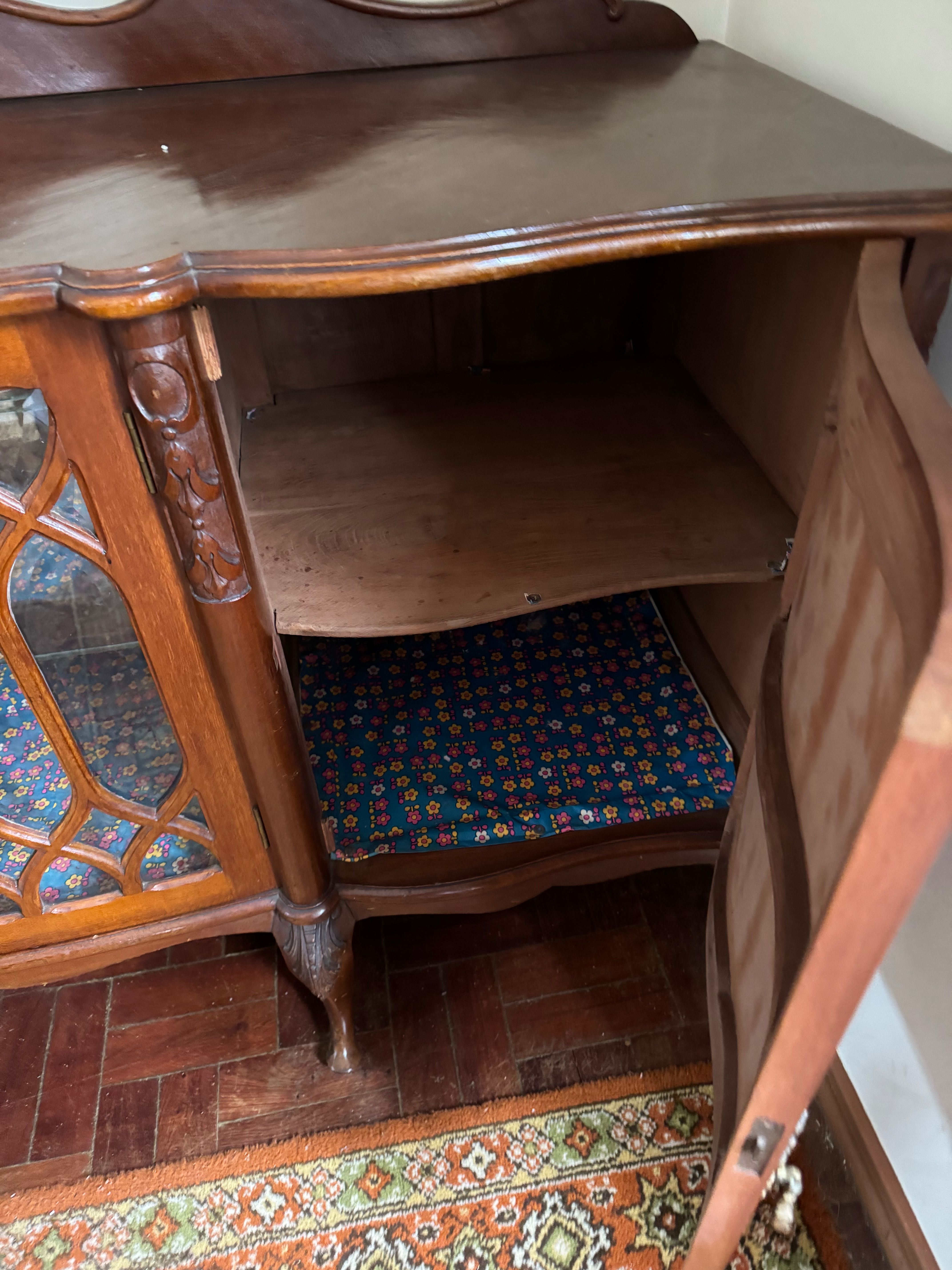 Mesa extensível sala, aparadores, estilo Vintage