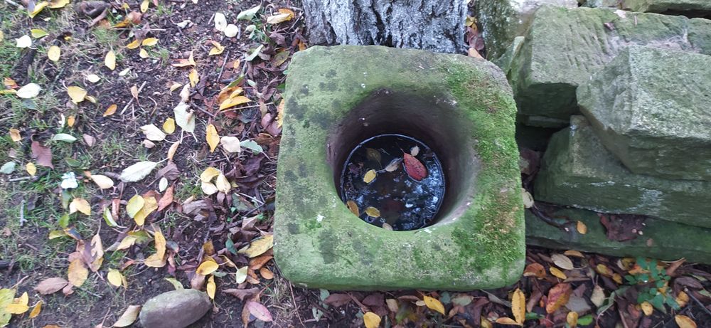 Kamienna donica,moździeż