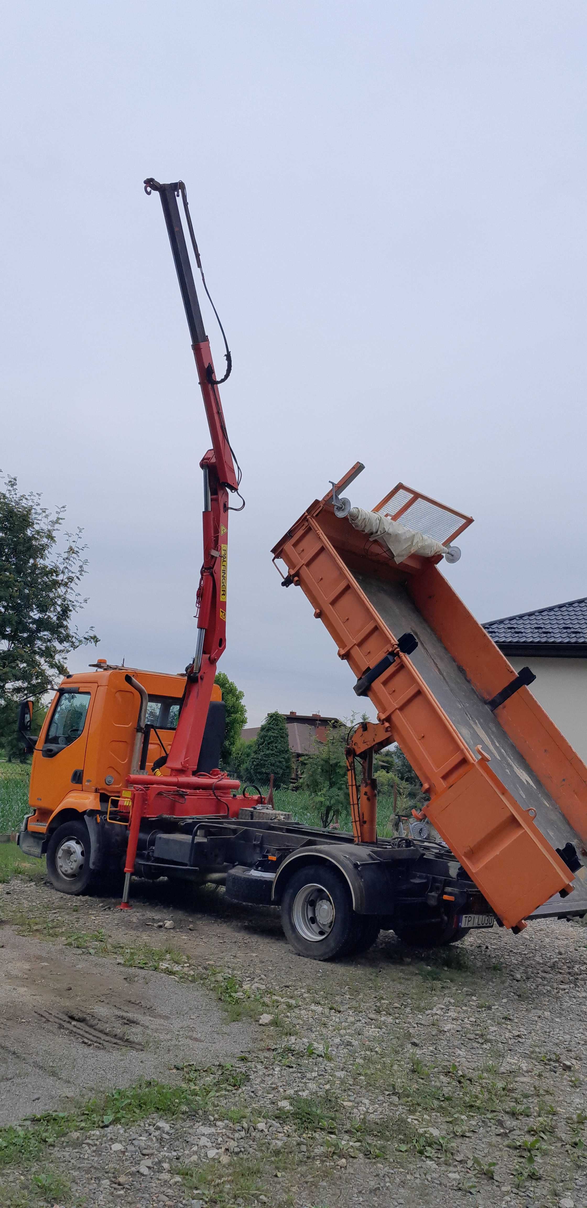 HDS usługi transport wywrotką ,kruszywa