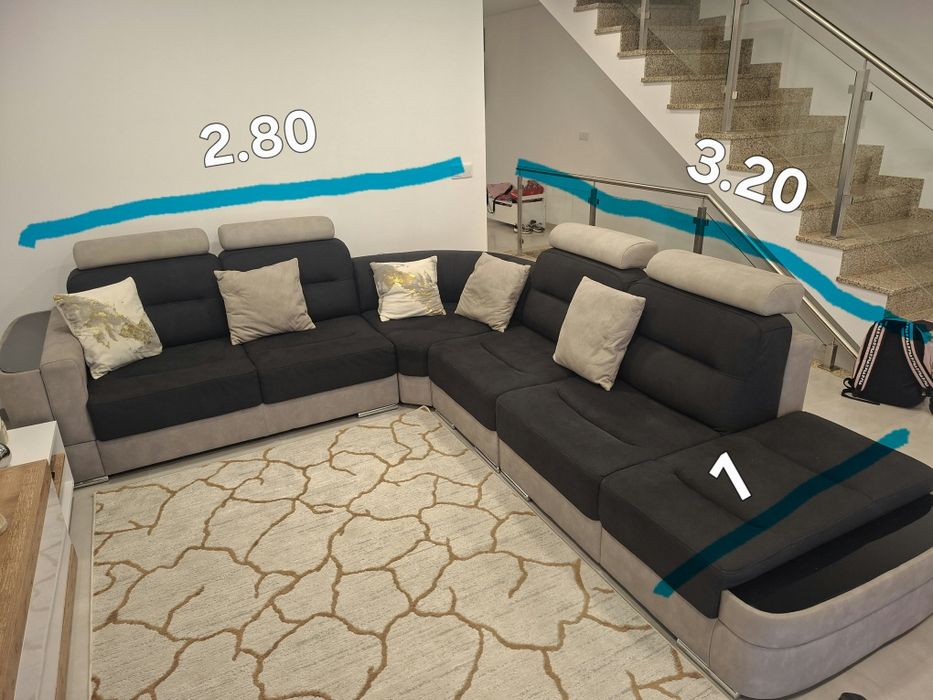 Sofá de canto impecavél