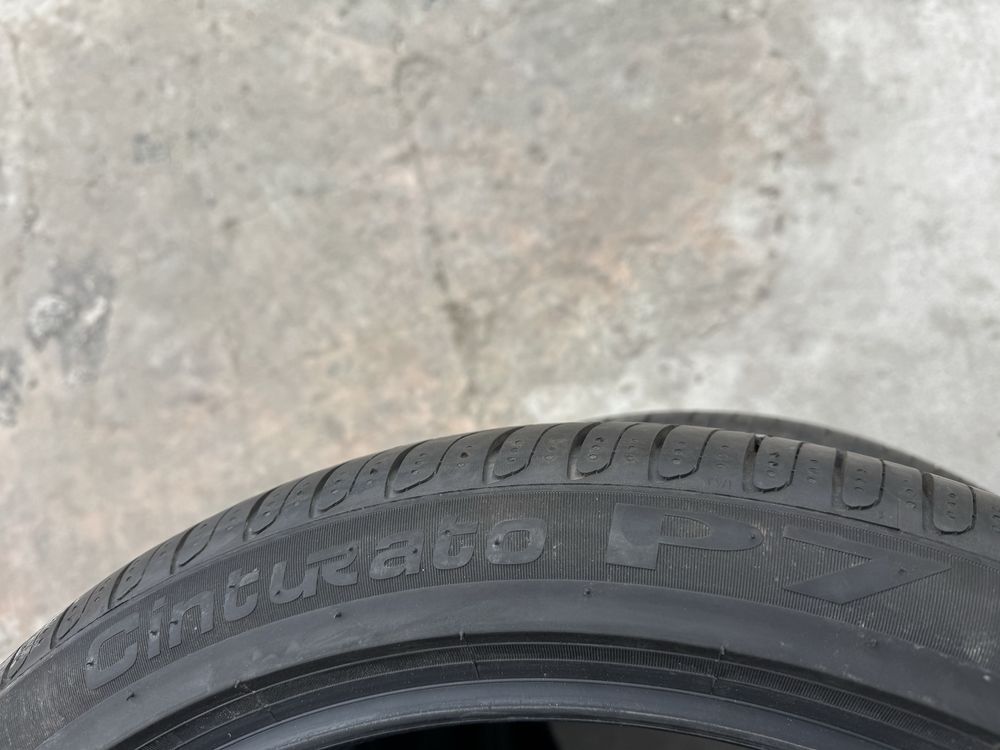 Komplet Opony letnie Pirelli CinturatoP7 245/45/19 235/40/19 jak nowe