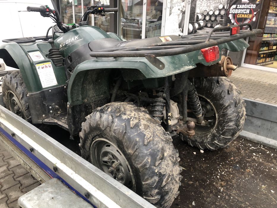 Wahacz dyfer amortyzator zwrotnica piasta wałek grizzly 450 kodiak 400
