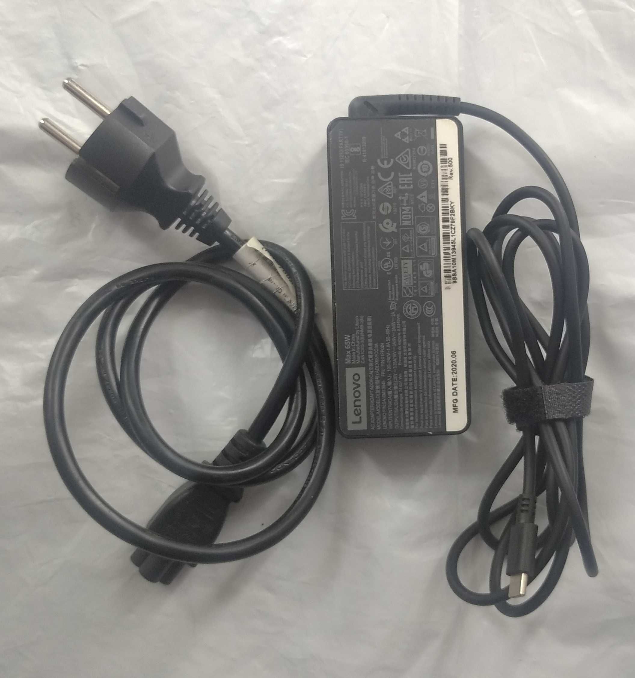 Блок живлення ADLX65YCC3A lenovo 20v, 3.25a