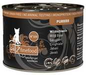 Monoproteinowa karma dla kota Catz Finefood Purrrr - 70% DZIK 200g
