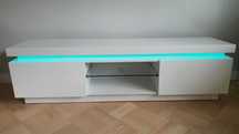Szafka RTV biala LED Ocean I