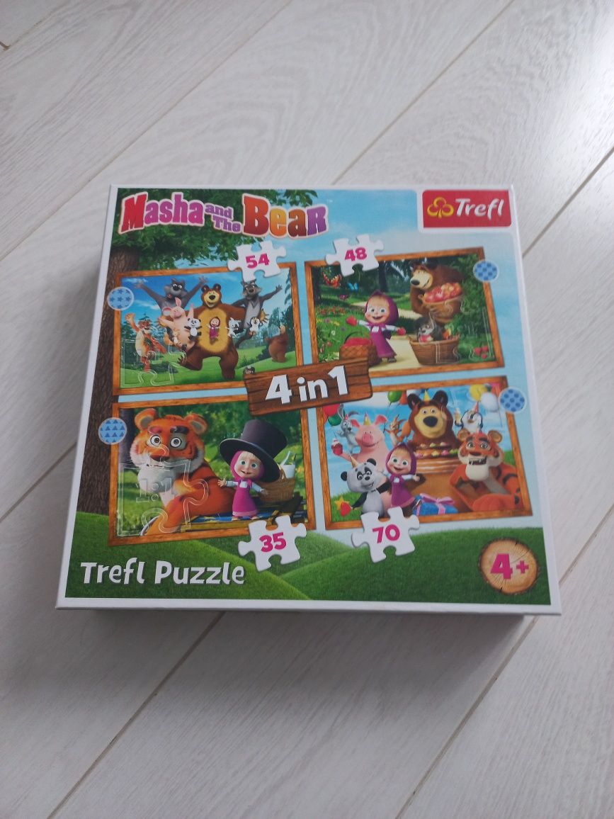 puzzle dziecięce nieużywane w stanie idealnym