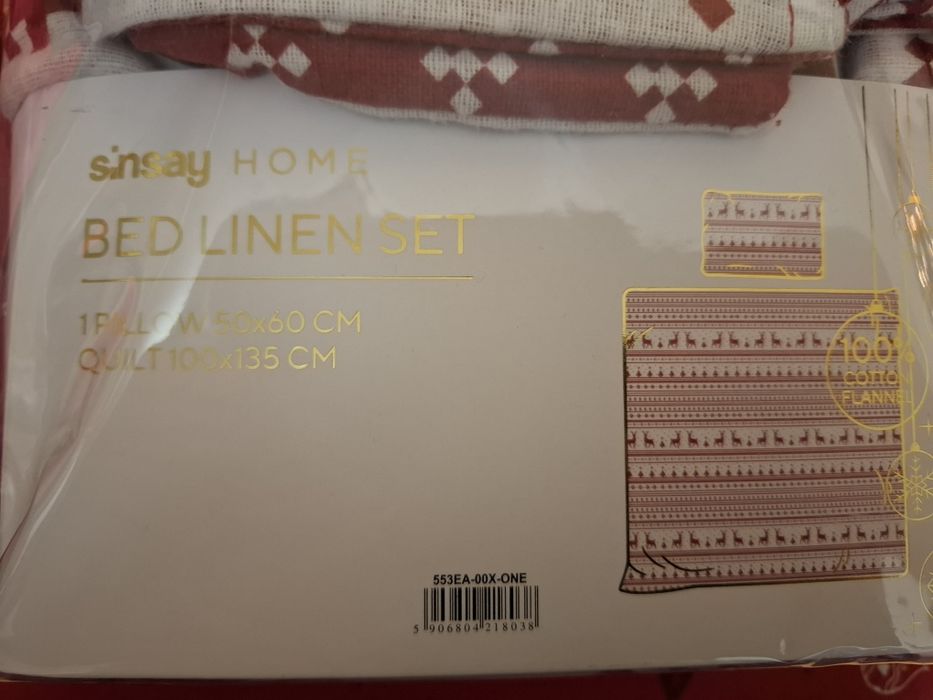 Pościel świąteczna dziecięca SINSAY - Nowa