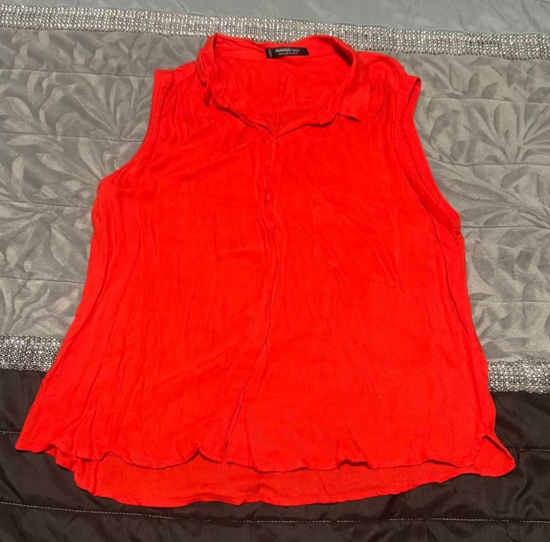 Camisa vermelha mango