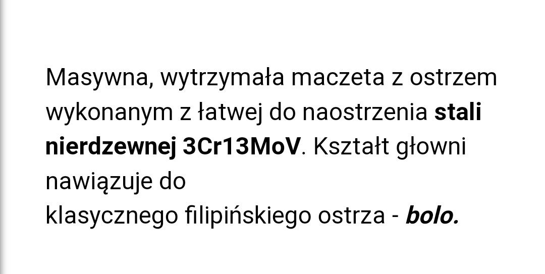 Maczeta Joker Serengeti