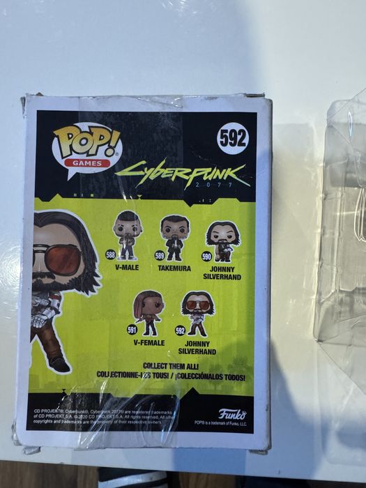 Funko pop cyberpunk 2077 johnny silverhand #592