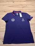 Nowa Fioletowa Damska Koszulka Polo Adidas Volkswagen Euro 2022