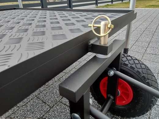 Układ jezdny-transportowy do koszy wędkarskich sensas maver milo rive