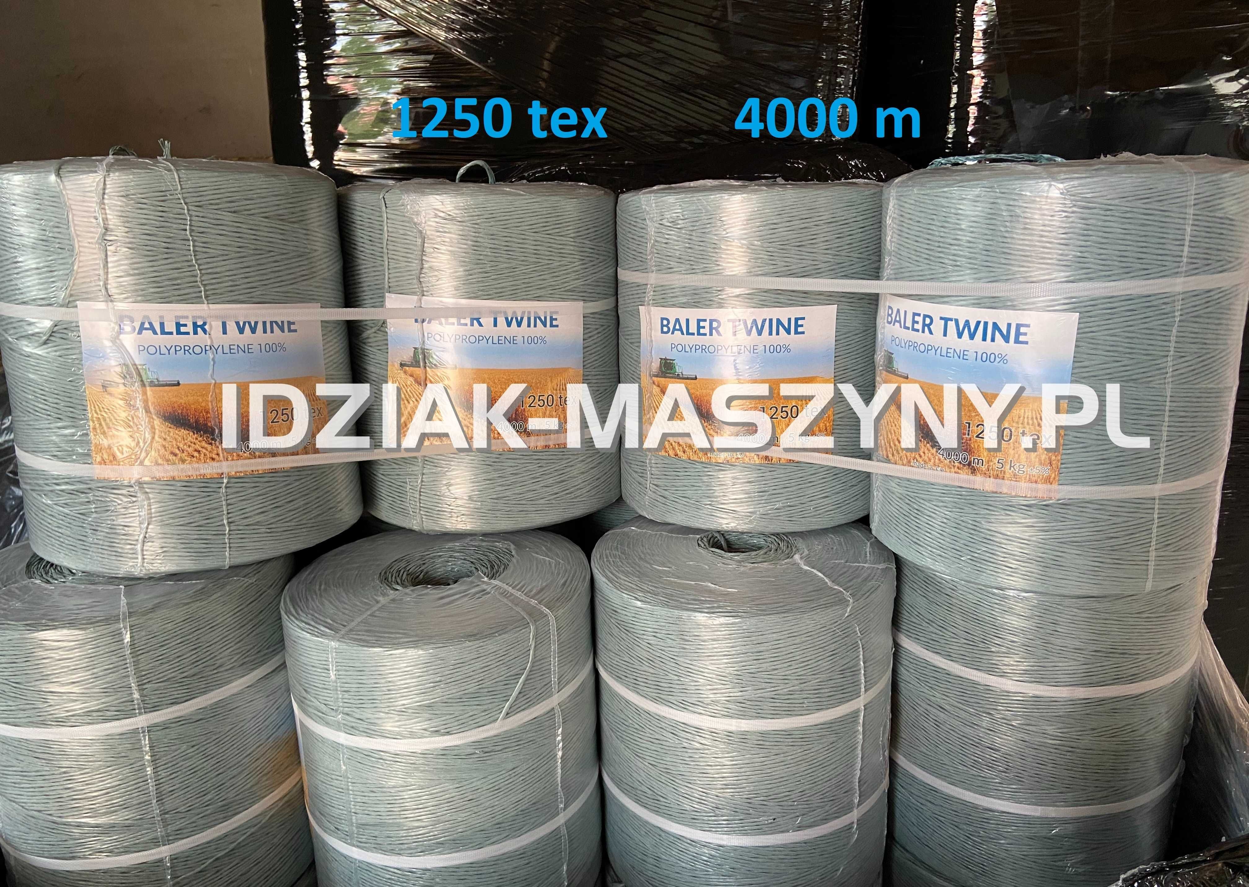 WYPRZEDAŻ Sznurek Baler Twine 4000m 1250tex do bel WYSYŁKA