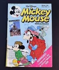 Komiks Disney Mickey Mouse Marzec 1991