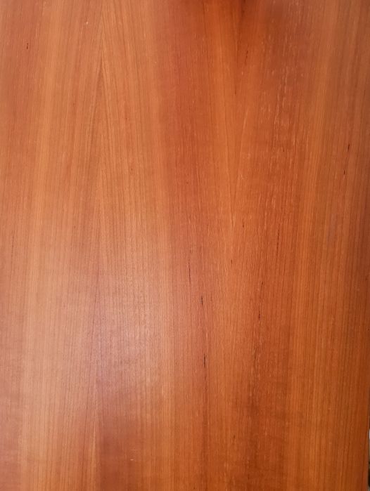 Estante de 8 cubos em folheado de madeira de cerejeira (não Ikea)