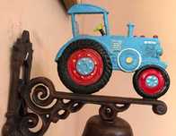 Duży użytkowy DZWON żeliwny TRAKTOR dzwonek