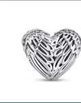 Charms zawieszka do bransoletki typu pandora koralik serce srebro 925