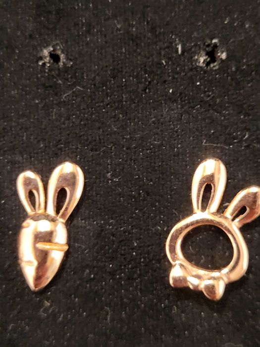 Kolczyki królik z marchewką