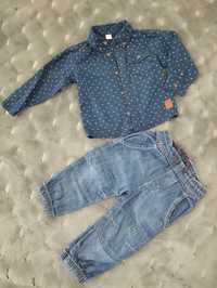 Комплект джинси, сорочка на хлопчика 86-92 см