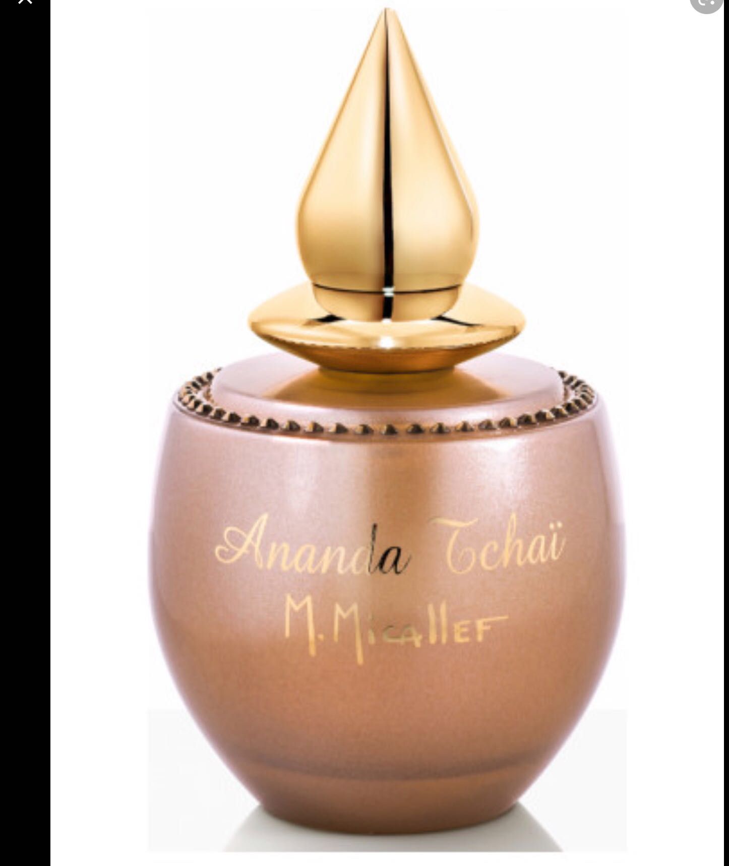 Micallef ananda oryginał korek do butelki 100 ml różowe zloto