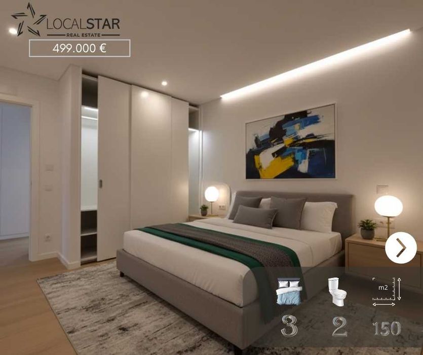 Moradia T3 - Térrea, moderna com jardim, espaço e privacidade