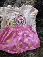 Pidżama dwuczęściowa dla dziewczynki letnia my little pony 122/128