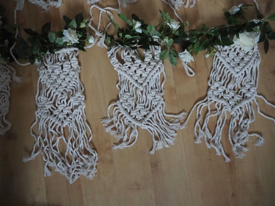 Makramy na krzesła/ławki  10 zł szt.