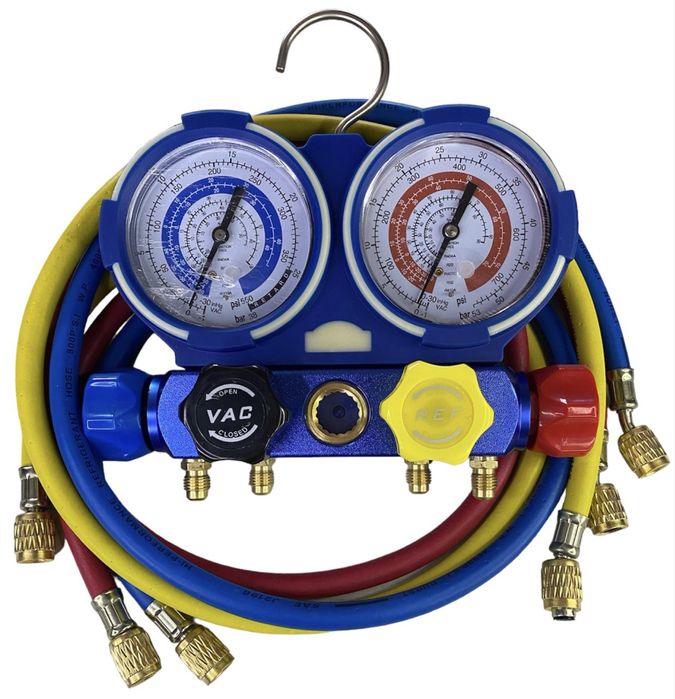 Манометричний 4-x вентильний колектор чотирьох вентильний колектор