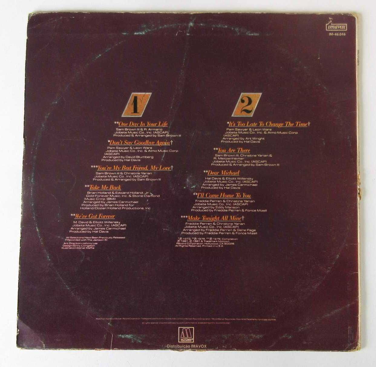 MICHAEL JACKSON - One Day In Your Life (LP)