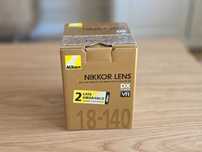 Nikon F Nikkor AF-S 18-140 mm f/3.5-5.6G ED VR stan idealny okazja