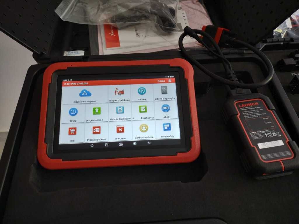 Launch x431 PROS V5.0 tester diagnostyczny kombajn FD-CAN 2025r