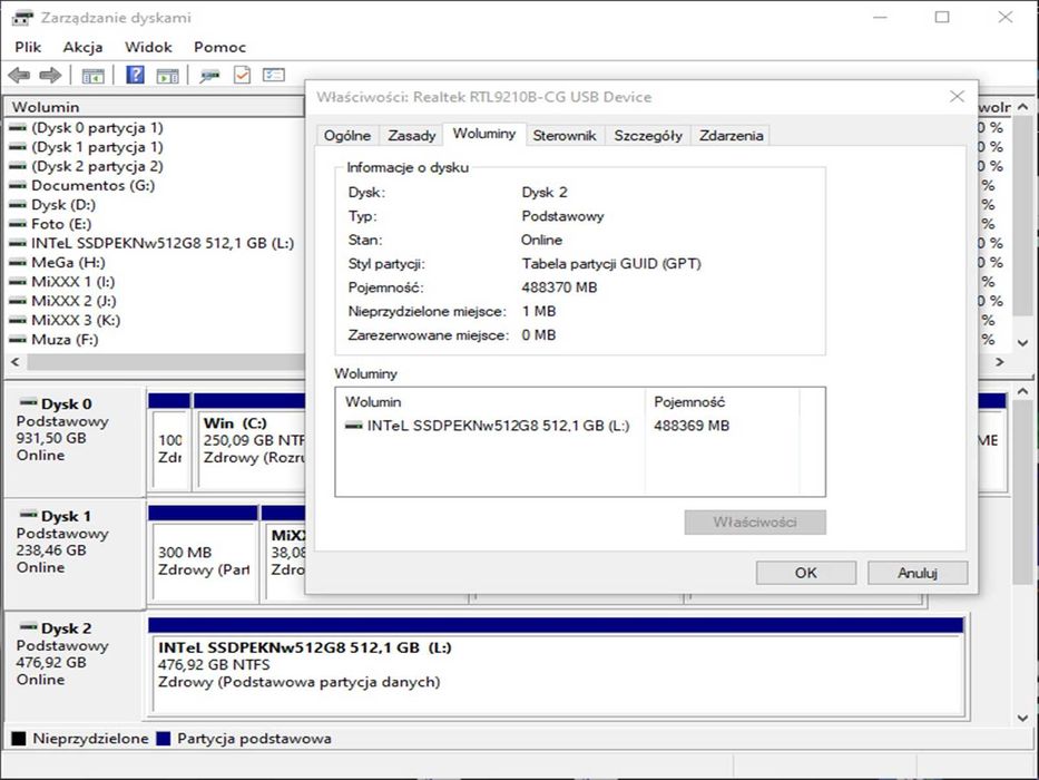 SSD M2 PCie 512GB iNTeL 660p