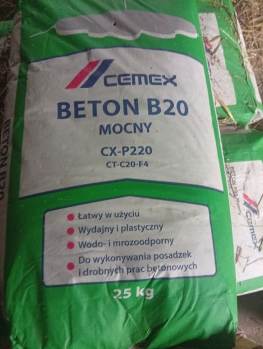 Beton B20 w workach