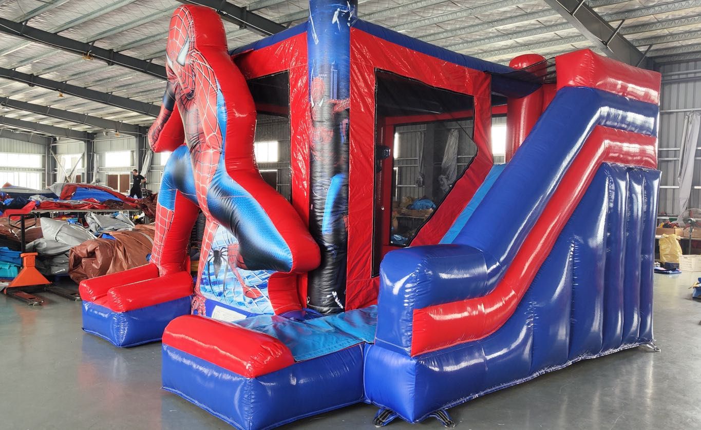 Sprzedam dmuchany zamek SPIDER-MAN zjeżdżalnia rok produkcji 2025