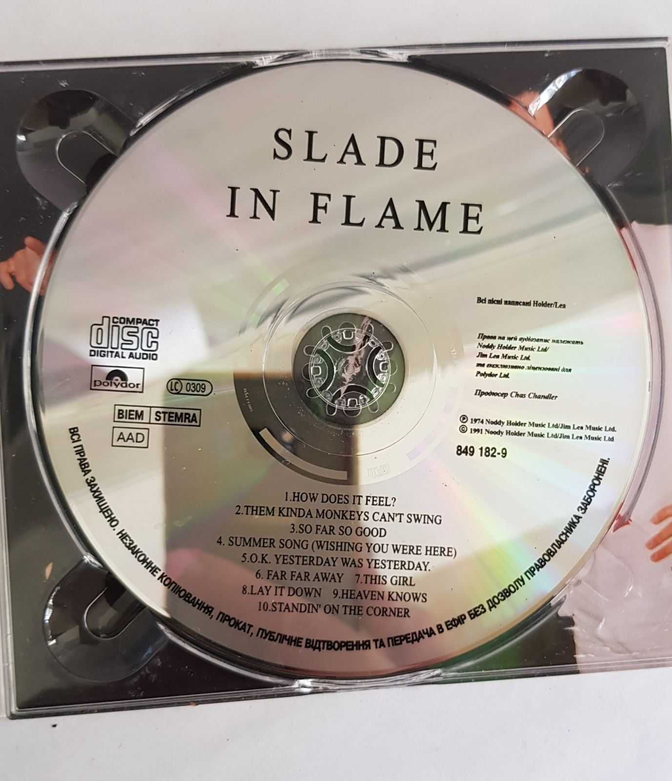 CD DVD Slade in Flame