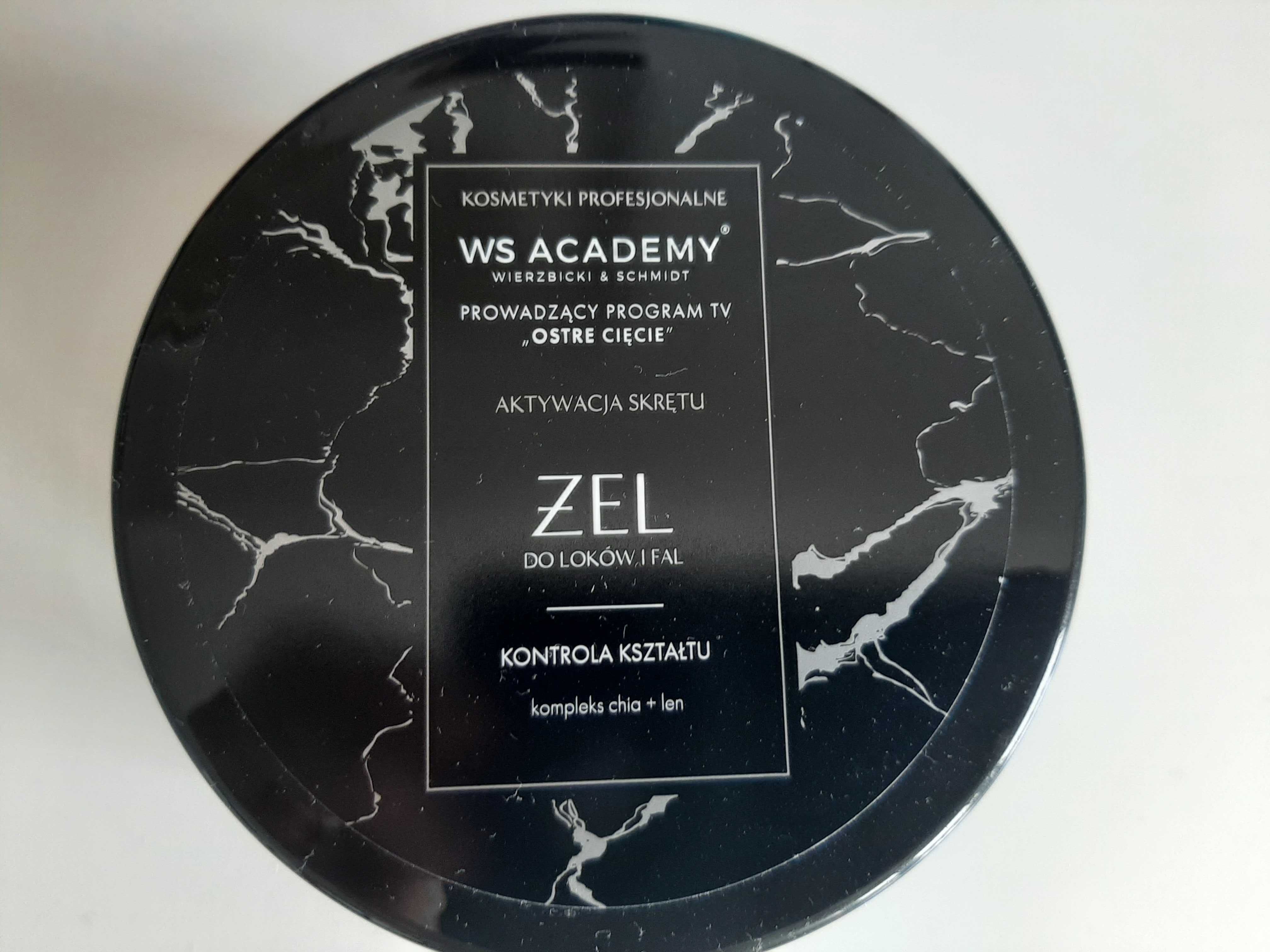 Żel WS Academy stylizujący do włosów, definiujący loki i fale