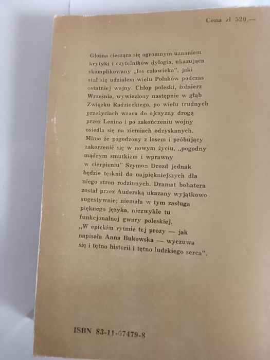 Halina Auderska Ptasi gościniec, Babie lato