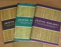 Pakiet 3x Język polski dla szkół średnich