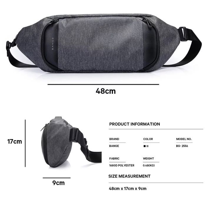 Сумка Xiaomi BANGE BG-2556 Mi рюкзак бананка чехол клатч sling bag клю