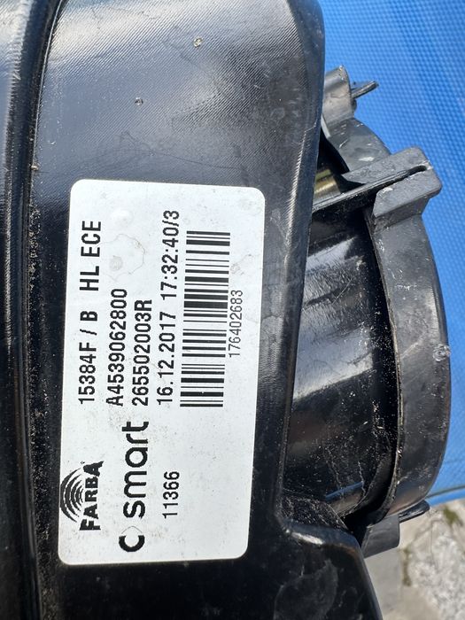 Продам лед фонарь на смарт 453 , в ідеальному стані!, модел 2019 рік!