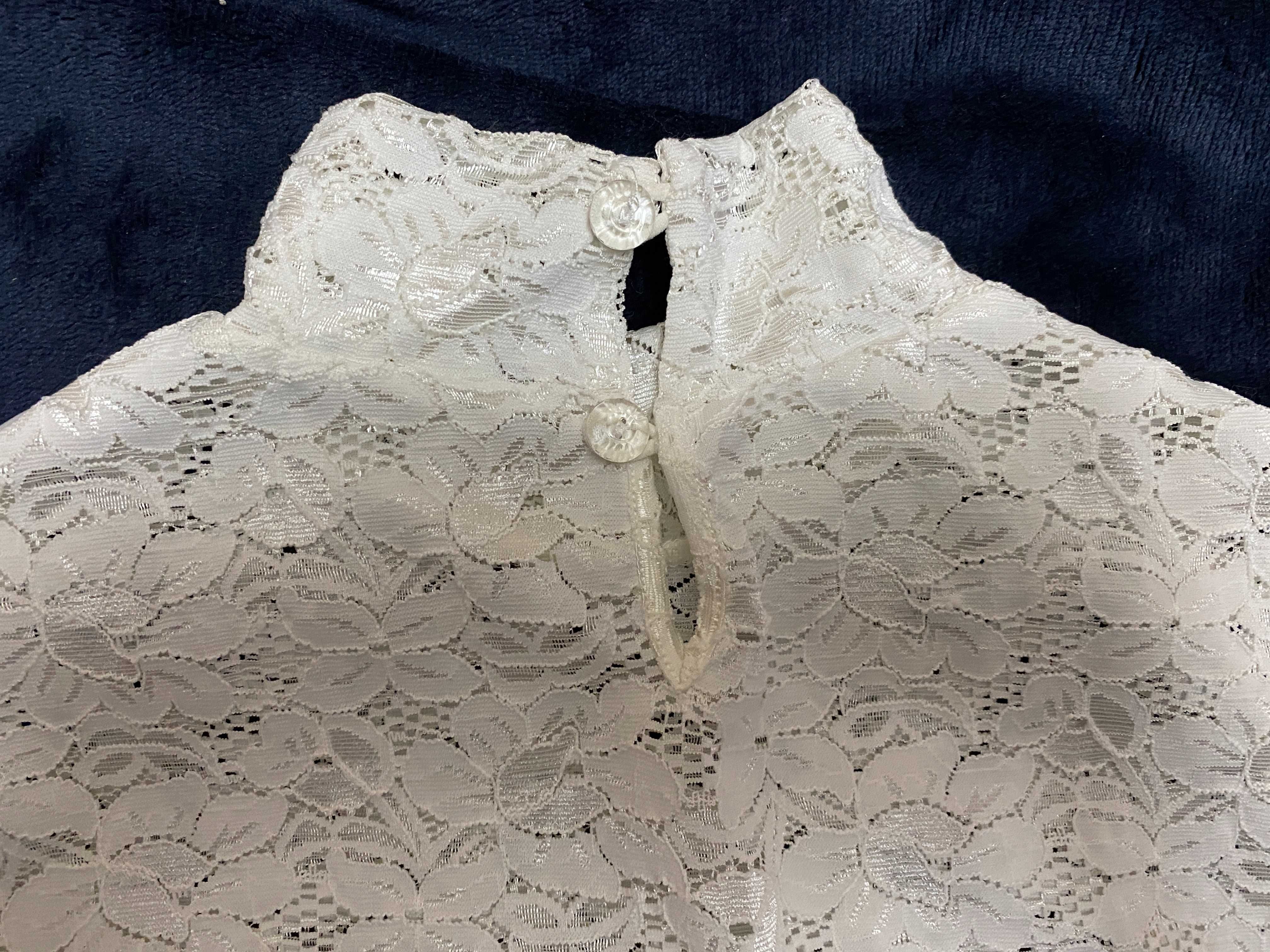 Блузка біла  Блуза/блузка белая ажурная р.42-44