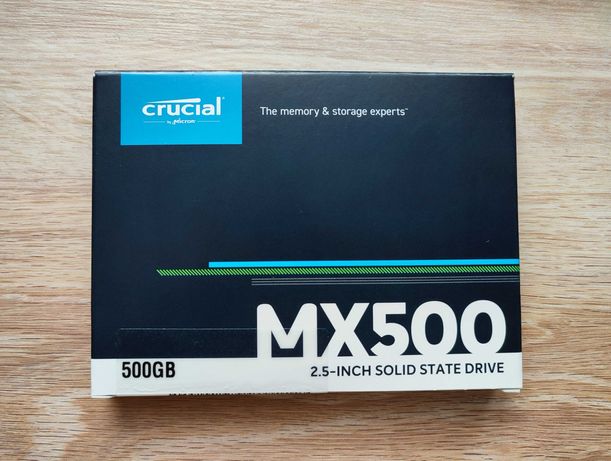 Nowy i zaplombowany dysk SSD Crucial MX500 500GB SATA III 2,5''