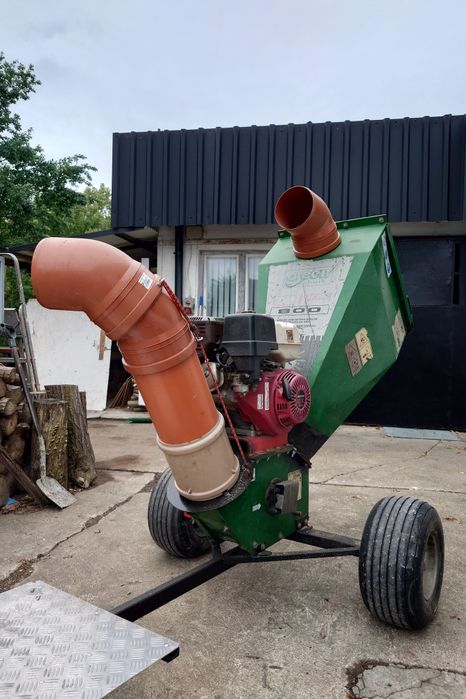Profesjonalny rębak rozdrabniacz spalinowy Włoskiej marki Green Techni