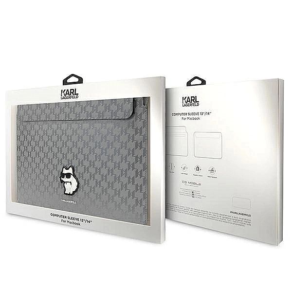Pokrowiec Karl Lagerfeld Saffiano Monogram Choupette na laptopa 14" -