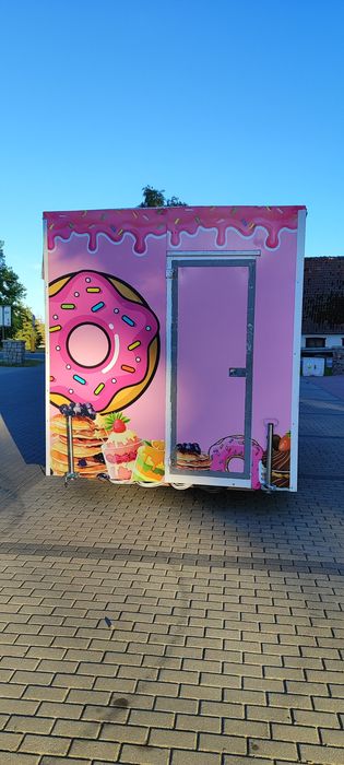 Przyczepa gastronomiczna Lody Gofry Naleśniki