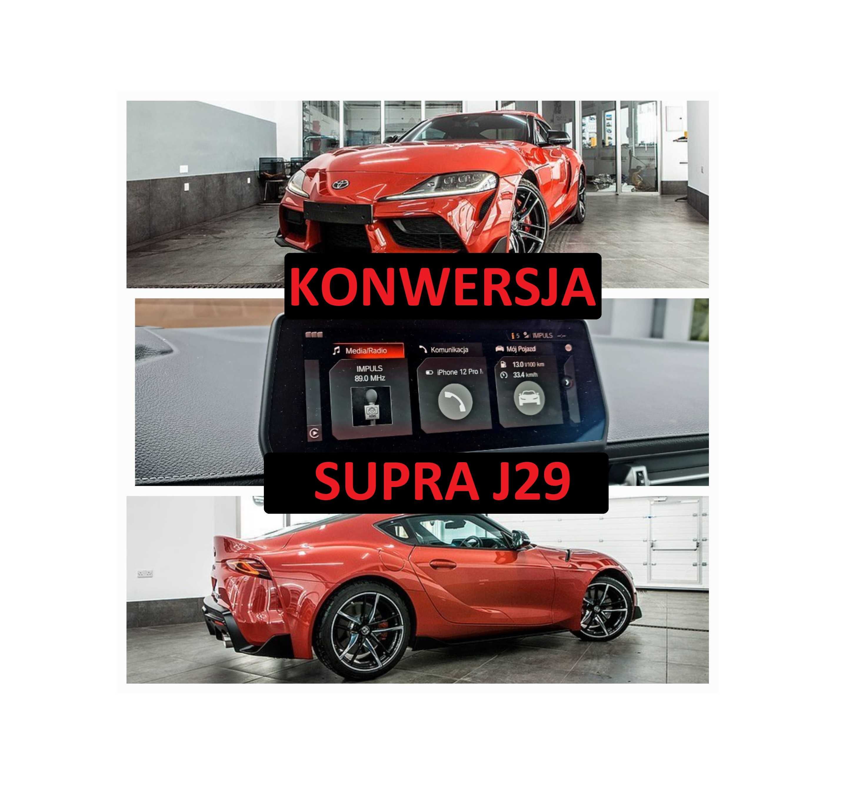 Toyota Supra J29 A90 GR Kodowanie Konwersja Usa Eu Język Lampy FM Mapy